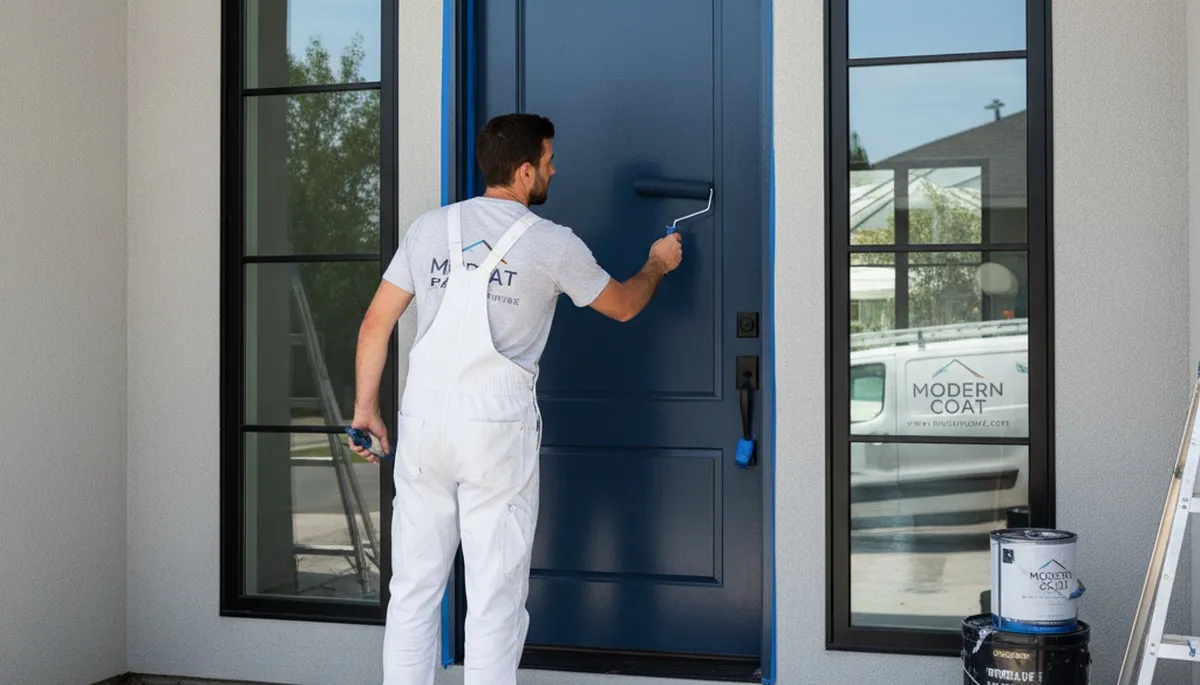 Professional door painting and refinishing by expert house painters in Cherry Hill, NJ