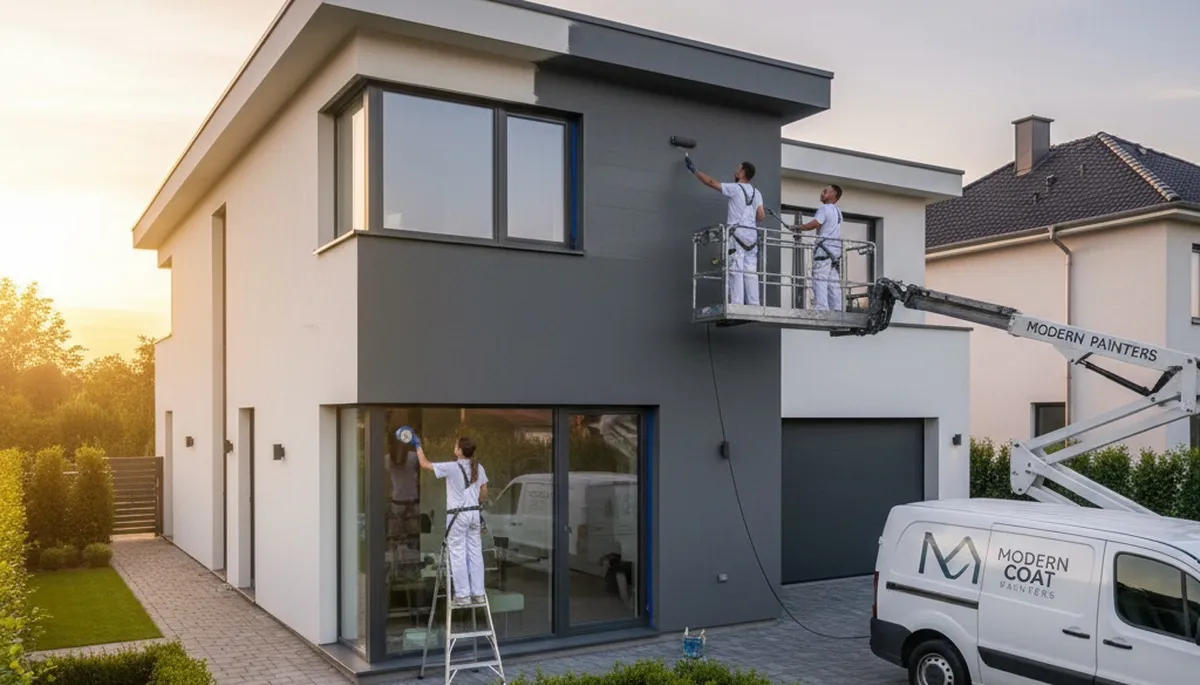 Professional exterior house painting in Cherry Hill NJ with durable, weather-resistant coatings