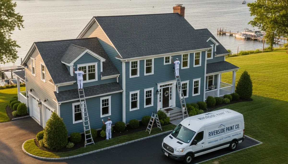 Professional house painters in Cherry Hill NJ providing expert residential exterior painting services